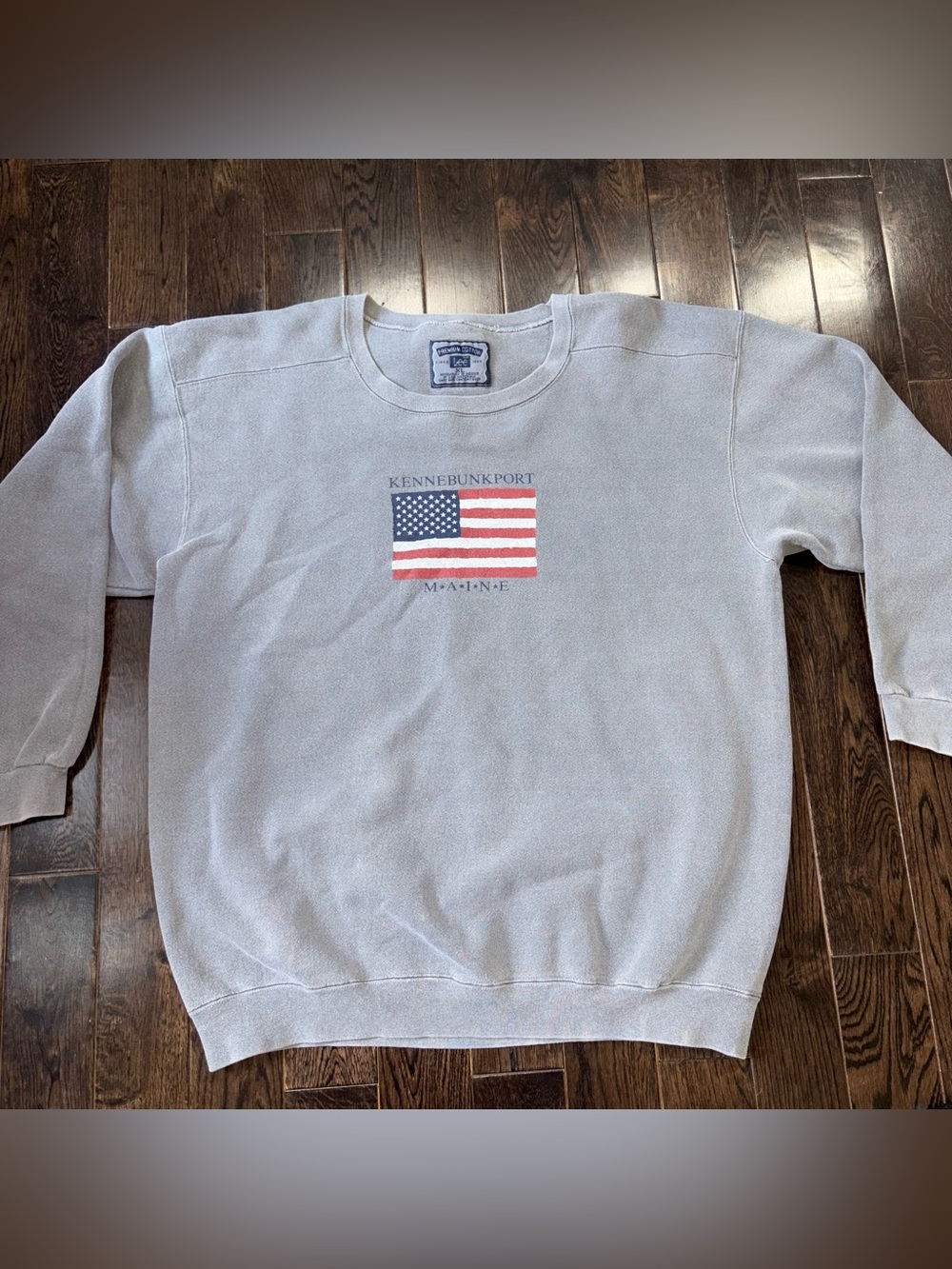 Vintage Lees American Flag Crewneck